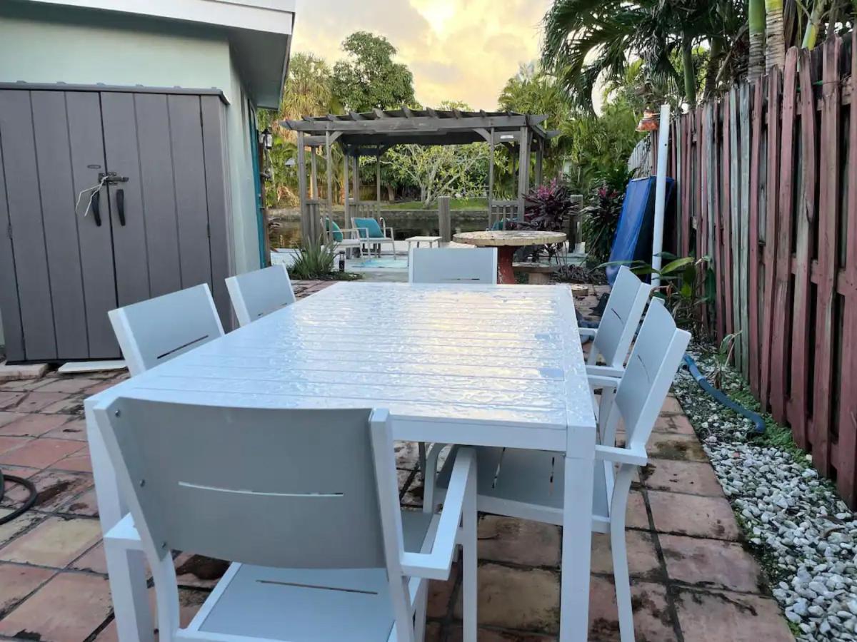 Central Waterfront Villa Salt Wtr Pool Near Beach Fort Lauderdale Exterior photo